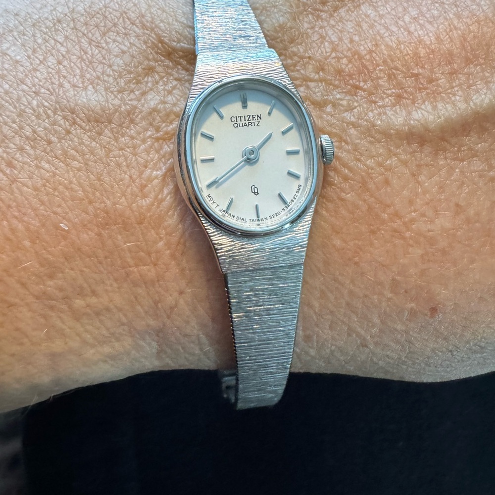 Citizen Silver Smartwatch with Classic Design